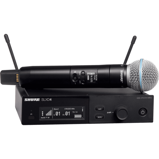 Безжичен микрофон Shure SLXD24E/B58